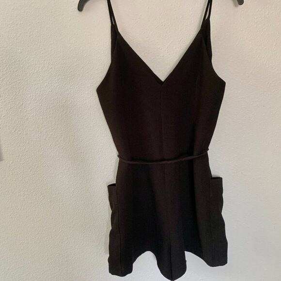Top Shop Black Sleeveless Romper - Picture 11 of 13